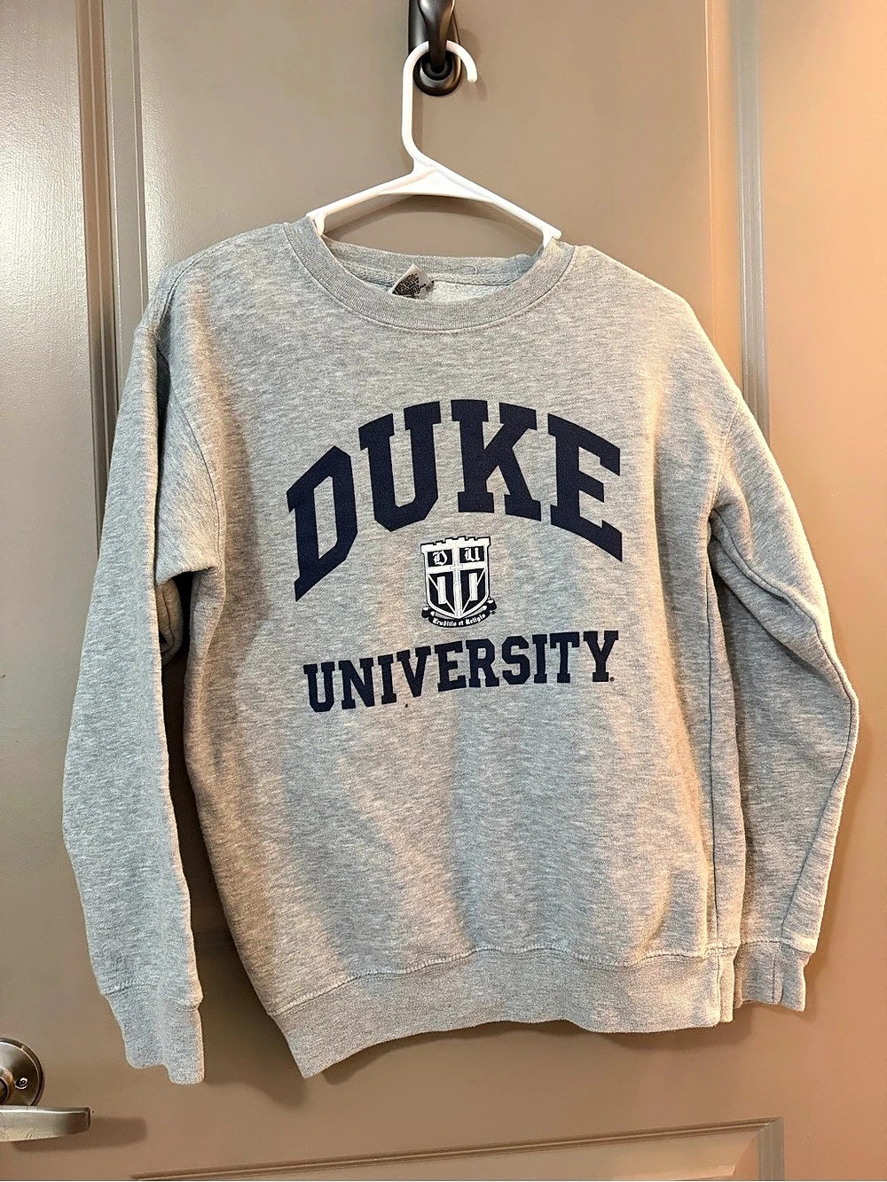 Duke University sweatshirt Gray & Blue Small Sweatshirt